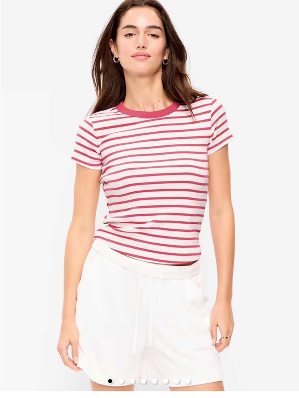 Old Navy Snug Crop Ribbed T-Shirt